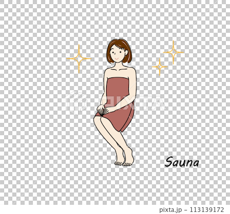 A cute sauna-loving woman who refreshes her body and mind in the sauna and shines brightly.Toto Sauna Girl A cute sauna-loving woman who refreshes her body and mind in the sauna and shines brightly.Toto Sauna Girl 113139172