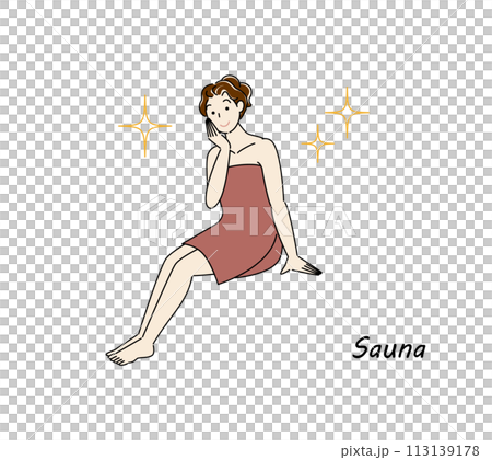 A cute sauna-loving woman who refreshes her body and mind in the sauna and shines brightly.Toto Sauna Girl A cute sauna-loving woman who refreshes her body and mind in the sauna and shines brightly.Toto Sauna Girl 113139178