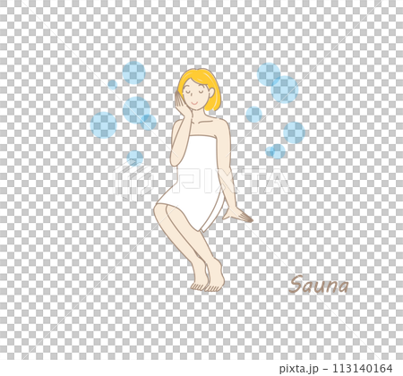 重複桑拿、冷水浴、露天浴池的可愛桑拿愛好者。Toto桑拿女孩 重複桑拿、冷水浴、露天浴池的可愛桑拿愛好者。Toto桑拿女孩 113140164