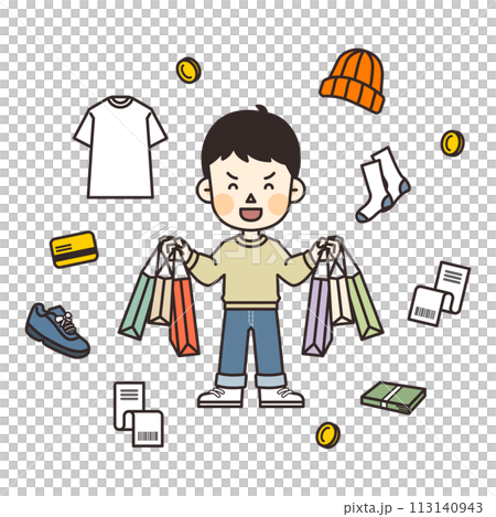 shopping illustration 113140943