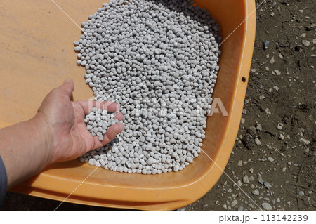 大粒化成　散布　緩効性肥料 113142239