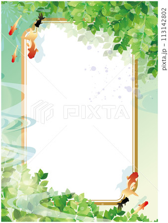 夏和風フレーム枠 夏和風フレーム枠 113142802