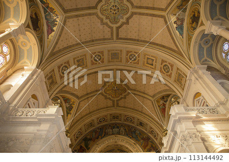 interiors of la Trinite church, Paris, France interiors of la Trinite church, Paris, France 113144492
