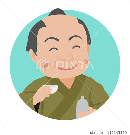 酒を飲む江戸時代の町人 酒を飲む江戸時代の町人 113145359