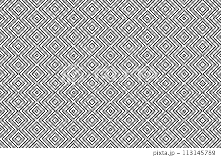 Seamless Geometric Zigzag Lines Chevron Pattern. Vector Art. 113145789