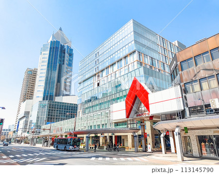 新潟市古町の都市風景 新潟市古町の都市風景 113145790