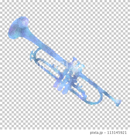 colorful trumpet illustration 113145921