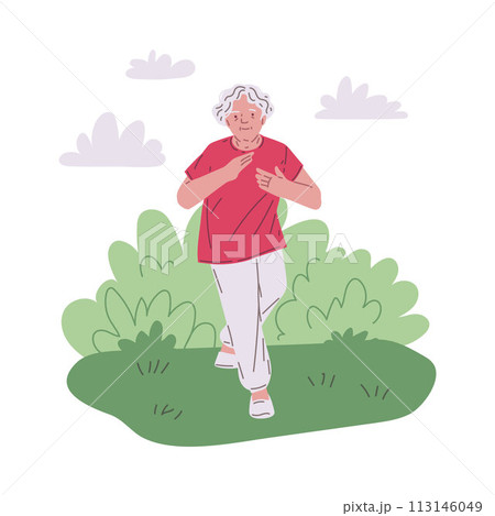 Mature woman Tai Chi fitness vector illustration Mature woman Tai Chi fitness vector illustration 113146049