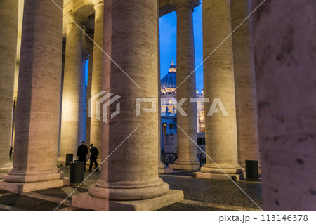 Saint Peter's Square in the Vatican Saint Peter's Square in the Vatican 113146378