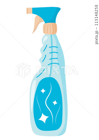 Window cleaner spray icon. Cartoon of window cleaner spray vector icon for web design isolated on white background. 113148258