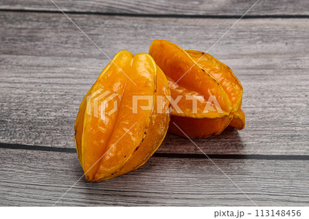 Tropical sweet delicous fruit - carambola 113148456