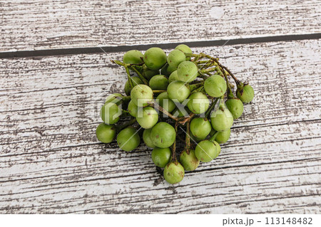 Raw ripe wild pea eggplant 113148482