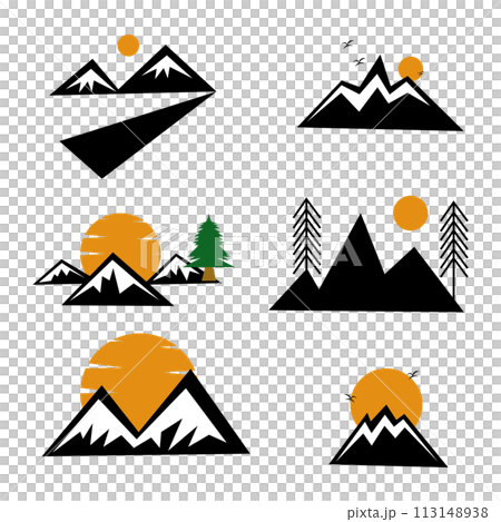 Patches embroidered mountain Patches embroidered mountain 113148938