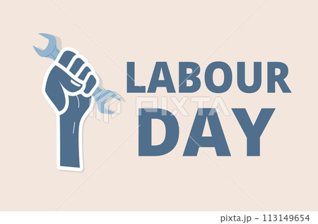 International workers day banner template. Labour day cards. Vector illustration. International workers day banner template. Labour day cards. Vector illustration. 113149654