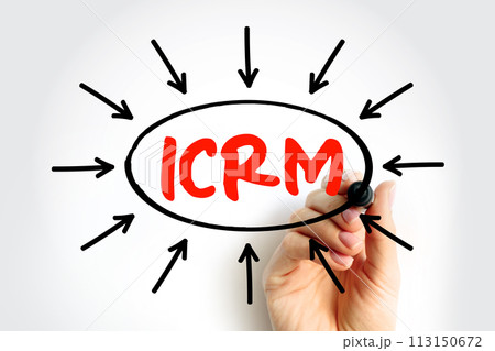 ICRM - Innovative Customer Relationship Management acronym, business concept with arrows ICRM - Innovative Customer Relationship Management acronym, business concept with arrows 113150672
