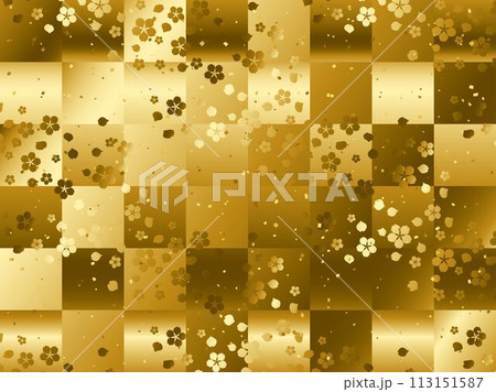 桜、格子1-1 113151587