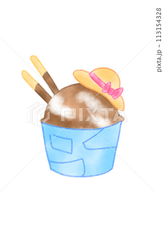 夏を待ちきれないアイスクリーム 夏を待ちきれないアイスクリーム 113154328