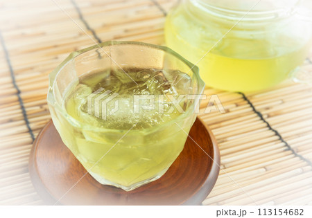 冷茶　茎茶　緑茶　日本茶　クキ茶 113154682