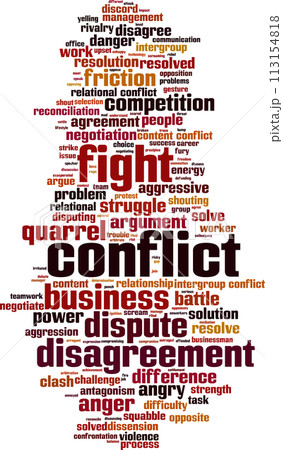 Conflict word cloud 113154818