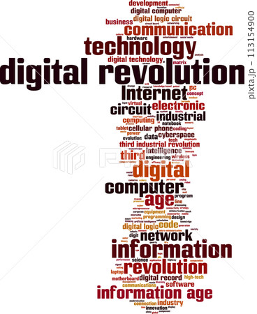 Digital revolution word cloudのイラスト素材 [113154900] - PIXTA