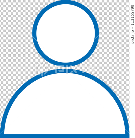 Person pictogram silhouette icon upper body avatar Person pictogram silhouette icon upper body avatar 113155799