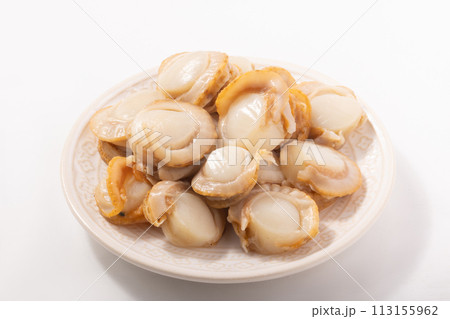 蒸しホタテ　（生食用） 113155962