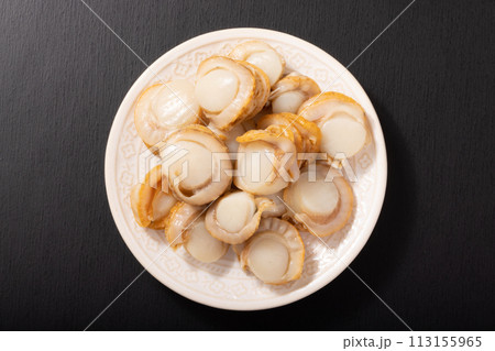 蒸しホタテ　（生食用） 113155965