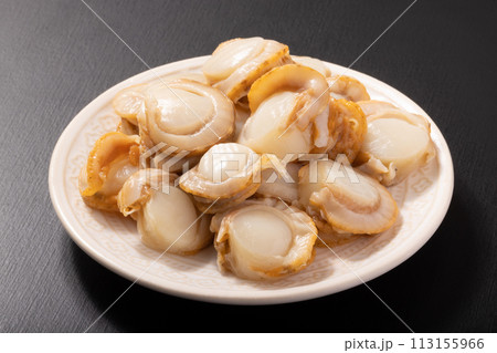 蒸しホタテ　（生食用） 113155966
