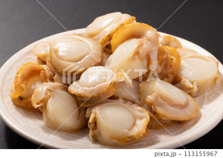 蒸しホタテ　（生食用） 113155967