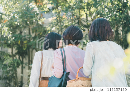 a forty-something woman a forty-something woman 113157120