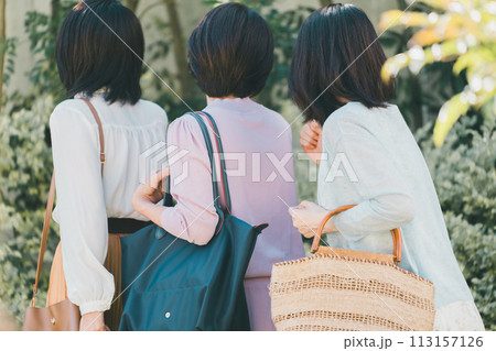 a forty-something woman a forty-something woman 113157126