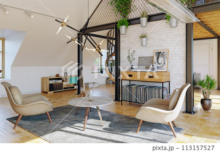modern home interior. modern home interior. 113157527