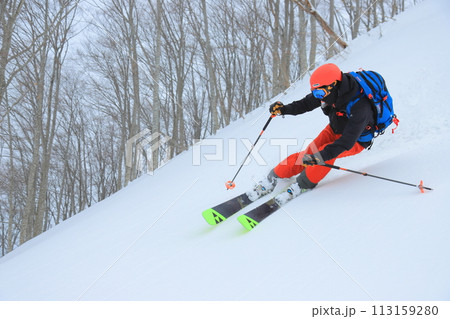 バックカントリースキー バックカントリースキー 113159280