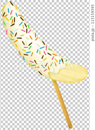 白巧克力 巧克力 香蕉 113159393