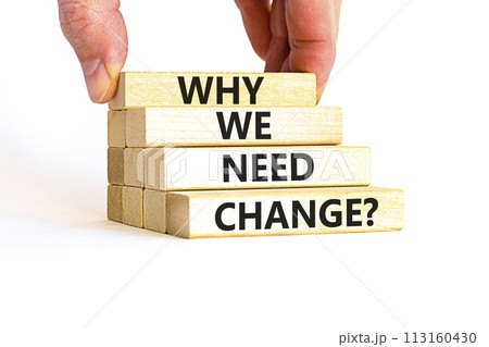 Why we need change symbol. Concept words Why we need change on beautiful wooden block. Beautiful white table white background. Voter hand. Business and why we need change concept. Copy space. Why we need change symbol. Concept words Why we need change on beautiful wooden block. Beautiful white table white background. Voter hand. Business and why we need change concept. Copy space. 113160430