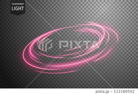 Abstract Pink Twist of Light with A Transparent Background, Isolated and Easy to Edit, Vector Illustration Abstract Pink Twist of Light with A Transparent Background, Isolated and Easy to Edit, Vector Illustration 113160502