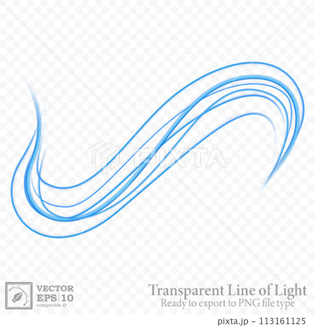 Transparent Blue Wavy Line, Ready Export to PNG File, Isolated and Easy to Edit, Vector Illustration Transparent Blue Wavy Line, Ready Export to PNG File, Isolated and Easy to Edit, Vector Illustration 113161125