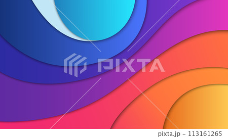Color Gradient Wave background Design, Vector Illustration Color Gradient Wave background Design, Vector Illustration 113161265