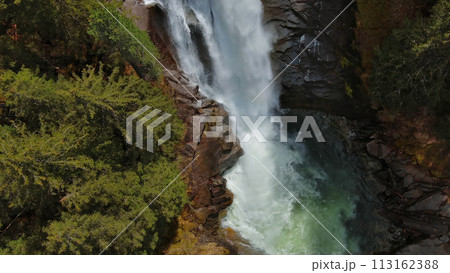 Krimml Waterfalls in Austrian Alps 113162388