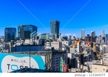 東京　渋谷ヒカリエ11階 展望スペース スカイロビーからの眺め 113164377