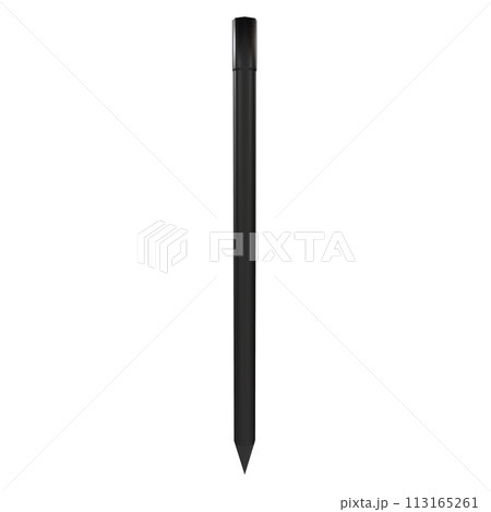 Black Pencil isolated on white background 113165261