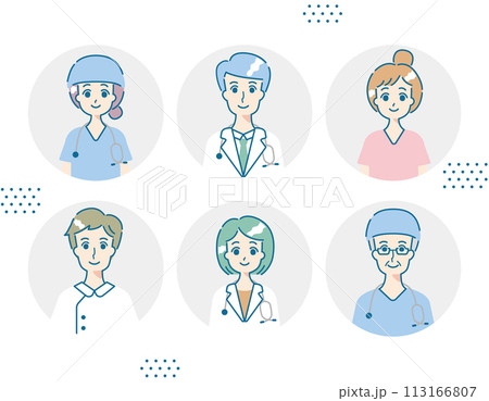 医療系の人の表情パターン 113166807