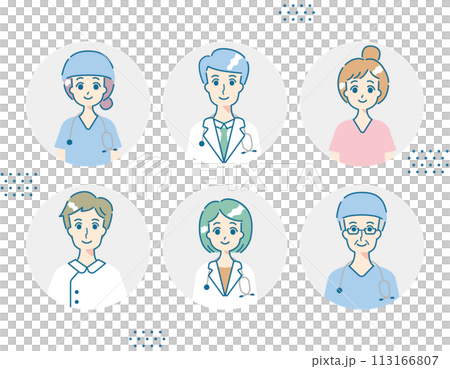 医療系の人の表情パターン 113166807