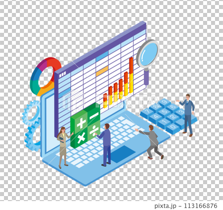使用電子表格軟體的人員 113166876
