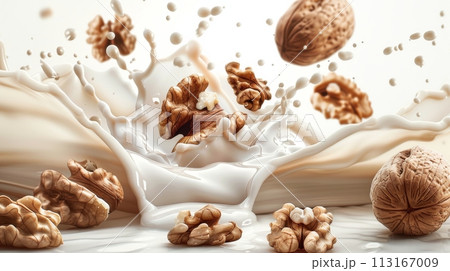 Walnut Milk 3d Concept Walnut Milk 3d Concept 113167009