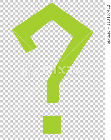 Yellow-green Hatena (no line drawing) Yellow-green Hatena (no line drawing) 113167412