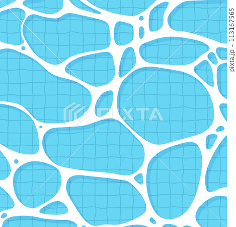 背景イラスト_プール 113167565