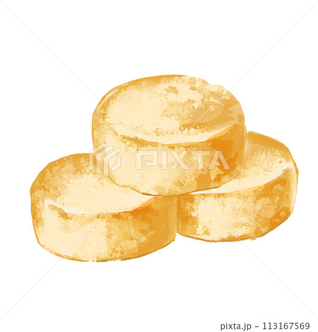 手作りクッキー　手描きイラスト 113167569