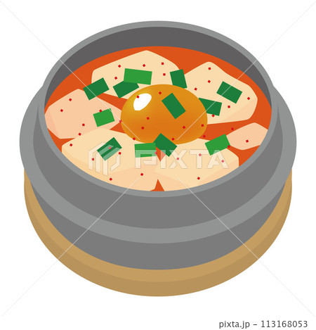 スンドゥブチゲのイラスト 113168053