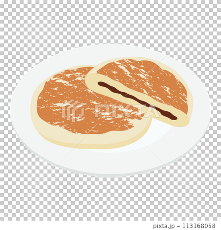 ホットクのイラスト ホットクのイラスト 113168058